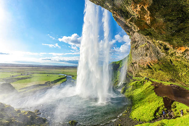 Thác nước Seljalandsfoss - hồ sơ visa Iceland