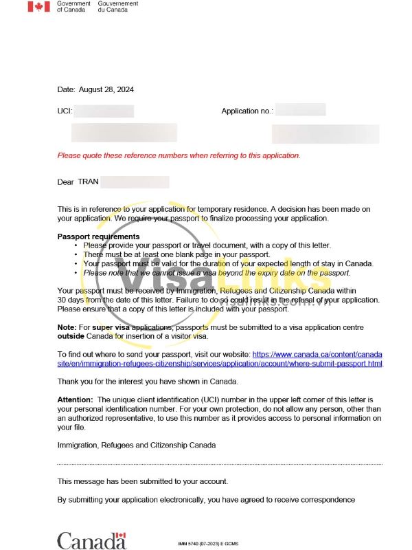 Visa du lịch Canada nhập cảnh 1 lần (Single entry visa)