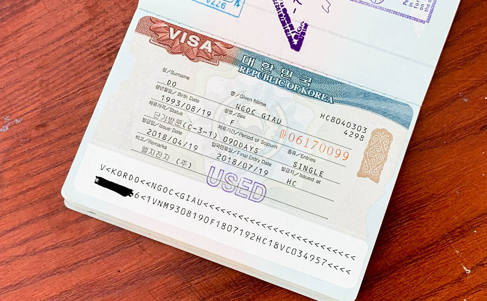 Hướng dẫn điền đơn xin visa hàn quốc 5 năm