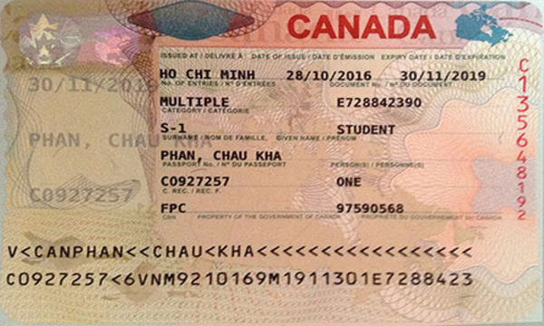 Các loại visa Canada thuộc diện du học