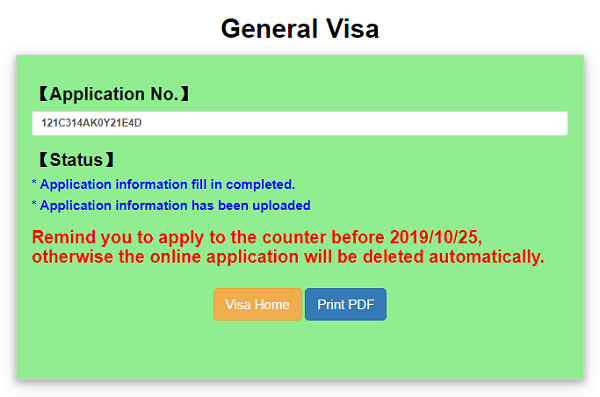 Form xin visa Đài Loan -5