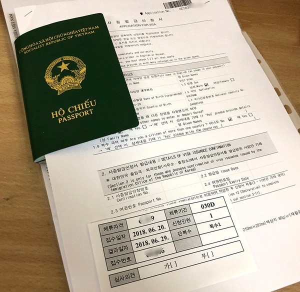 Hồ sơ gia hạn visa F3 tại Hàn Quốc