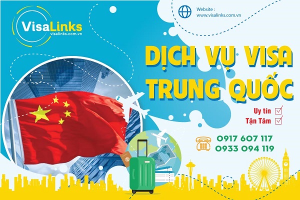 Visalinks cung cấp dịch vụ làm visa Trung Quốc