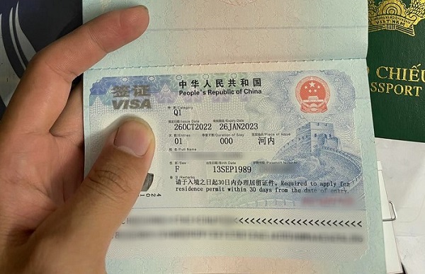 Lưu ý khi nộp hồ sơ xin visa Trung Quốc