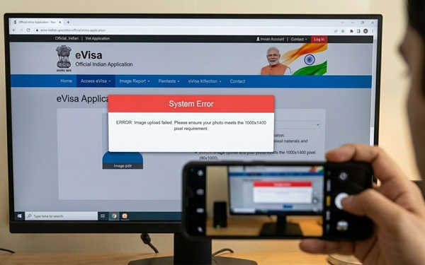 Vì sao đăng ký eVisa Ấn Độ thường xảy ra lỗi trên website?