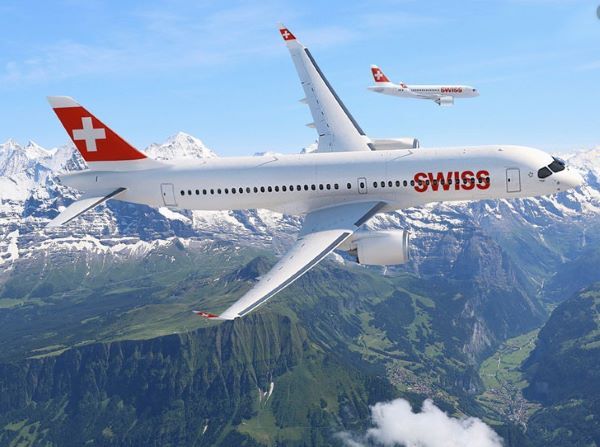 Di chuyển đến Thụy Sĩ bằng đường hàng không