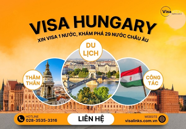Dịch vụ xin visa Hungary trọn gói uy tín tại Visalinks