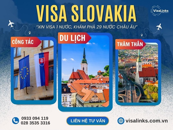 Dịch vụ làm visa Slovakia trọn gói uy tín TPHCM
