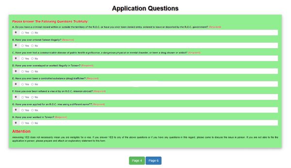 Application Question (Câu hỏi khảo sát)