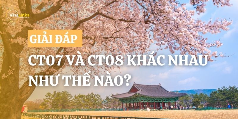 CT07 và CT08 khác nhau như thế nào khi xin visa Hàn Quốc