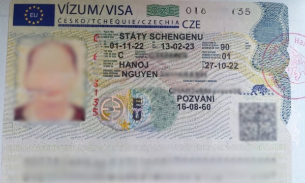 Visa Czech ngắn hạn