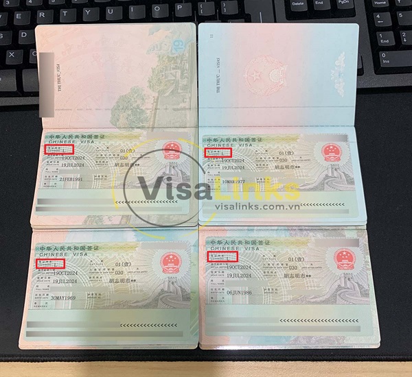 Visa du lịch (Loại L) Trung Quốc