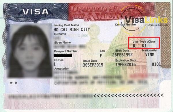 Visa Mỹ loại K1