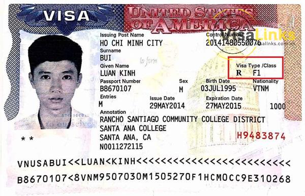 Visa du học Mỹ F-1