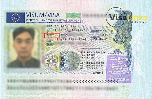Visa dài hạn (Visa Đức loại D)