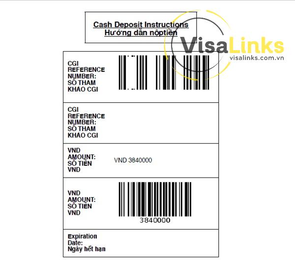 Thanh toán phí để đặt lịch phỏng vấn visa Mỹ