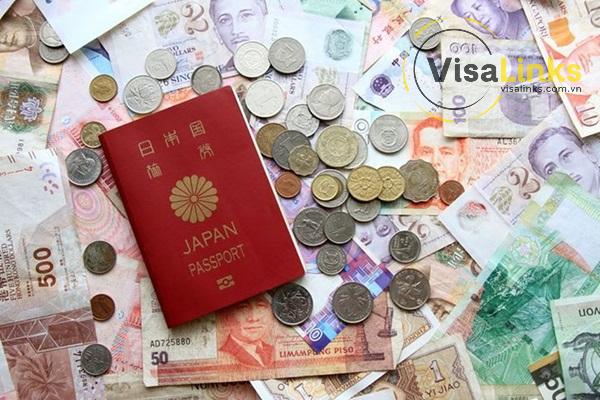 Kinh nghiệm xin visa công tác Nhật Bản - Lệ phí visa