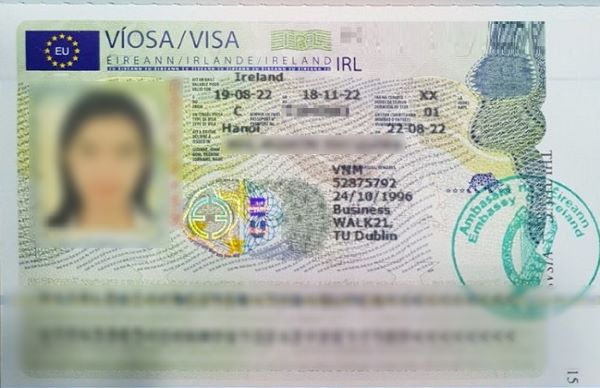 Các loại visa đi Ireland