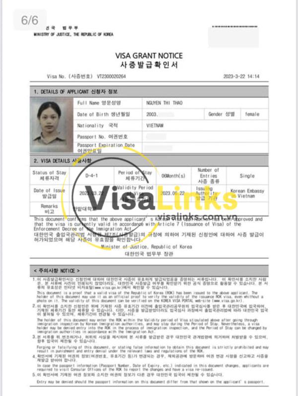 Xin visa du học Hàn Quốc