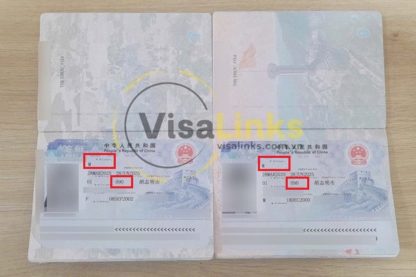 Các loại visa công tác Trung Quốc