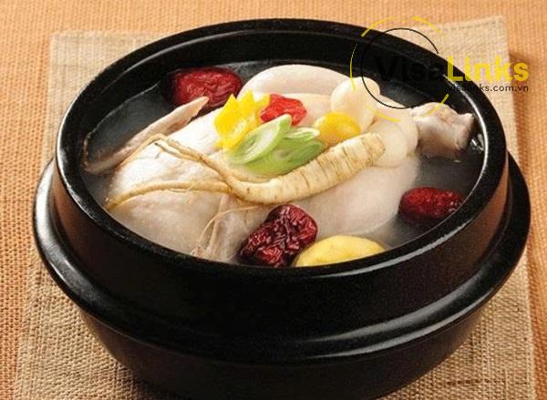 Gà hầm sâm Samgyetang 