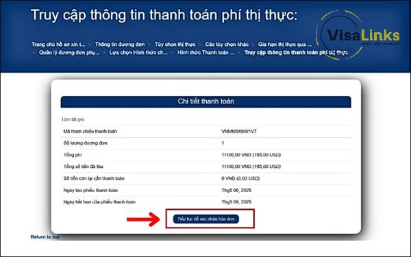 Biên nhận nộp phí phỏng vấn visa Mỹ có giá trị trong bao lâu?