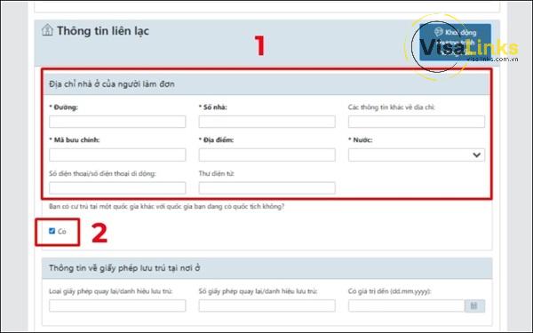 Thông tin liên lạc – Contact Data