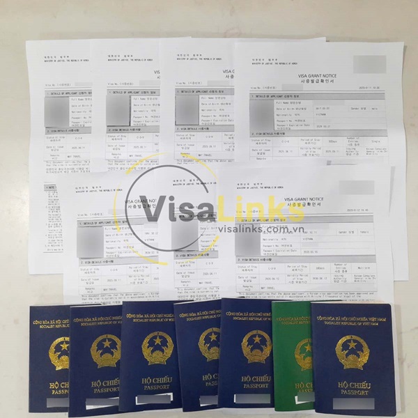 Hồ sơ cần chuẩn bị khi làm visa Hàn Quốc