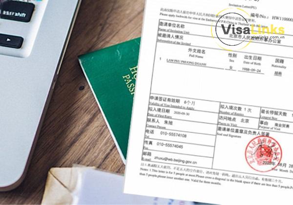 Hồ sơ làm visa đi Trung Quốc dài hạn