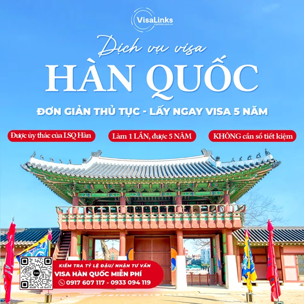 Quy trình dịch vụ visa Hàn Quốc TPHCM tại Visalinks