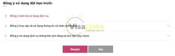 Hoàn thành đăng ký