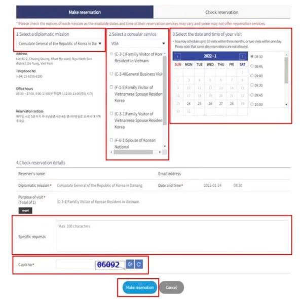 Đăng ký lịch hẹn phù hợp