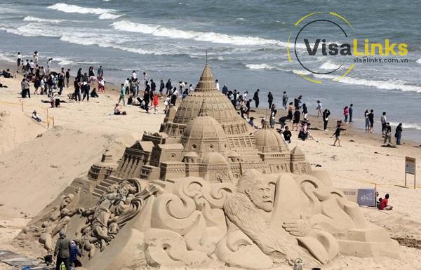 Lễ hội cát ở Haeundae – Busan