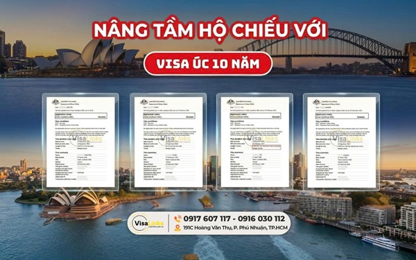 Visa Úc 10 năm cho người Việt