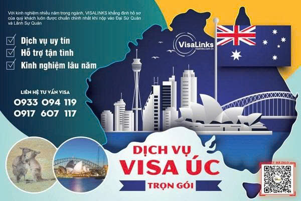 Dịch vụ xin visa Úc Uy tín - Chuyên nghiệp tại Visalinks