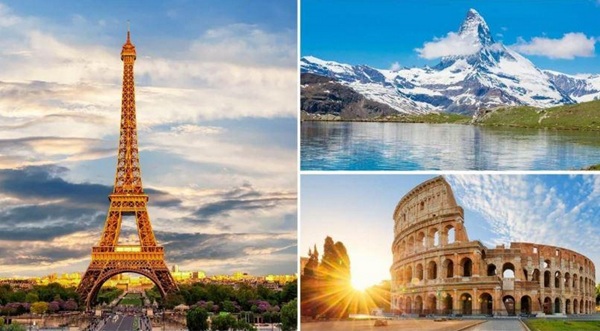  Tuyến du lịch Pháp - Thụy Sĩ - Ý