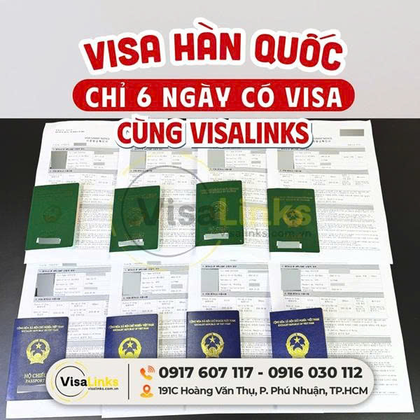 Dịch vụ hỗ trợ visa Hàn Quốc tại Visalinks