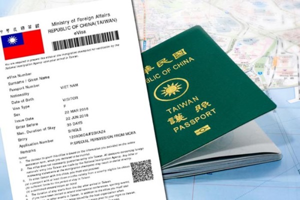 Hồ sơ xin visa Đài Loan
