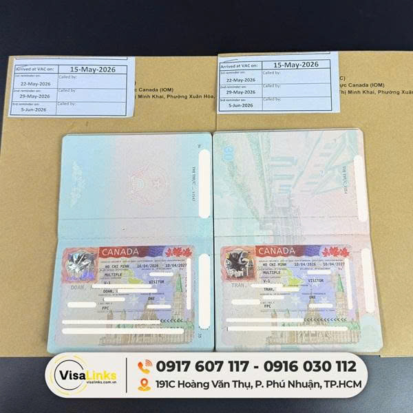 Lăn tay xong bao lâu có visa du lịch Canada?