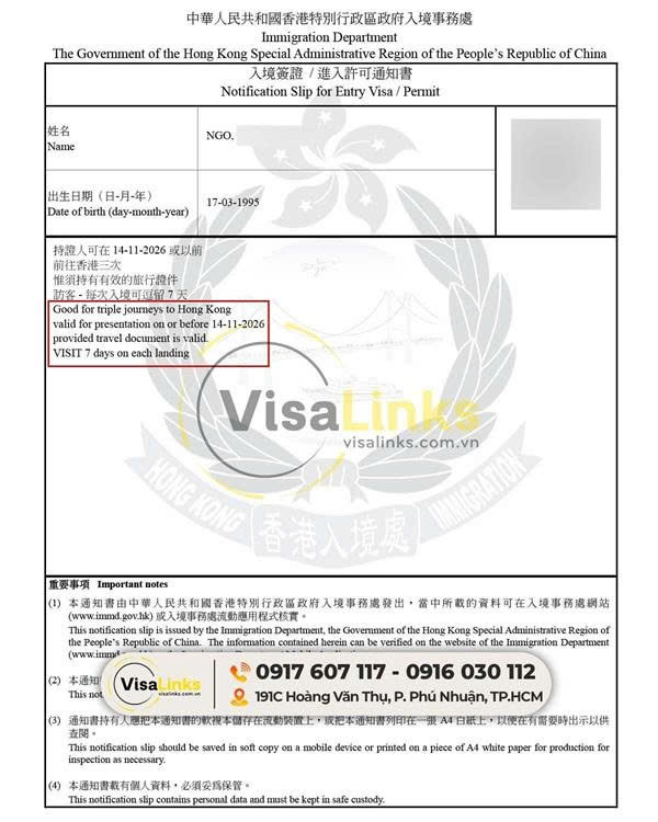 Đi HongKong cần visa không?