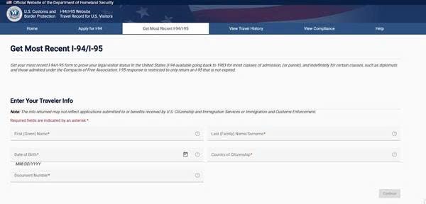 Điền tờ khai nhập cảnh Mỹ trực tuyến qua trang web CBP