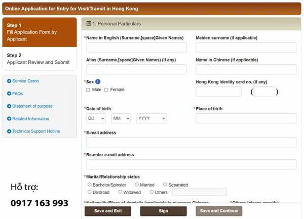 Quy trình xin visa du lịch Hongkong từng bước chi tiết