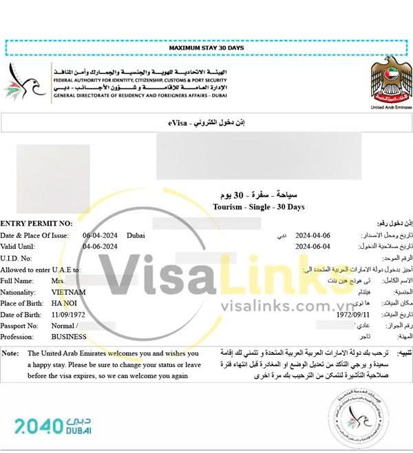 Liên hệ Visalink để được hỗ trợ làm visa Dubai trọn gói, chuyên nghiệp