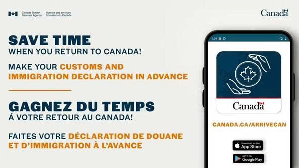 Điền tờ khai nhập cảnh Canada trước chuyến đi