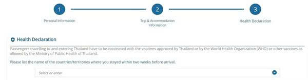 Khai báo đầy đủ thông tin sức khỏe theo yêu cầu