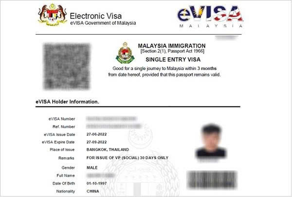 Các loại visa Malaysia dành cho từng mục đích nhập cảnh
